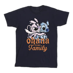 Disney - T-shirt OHANA - Homme (Bleu marine)