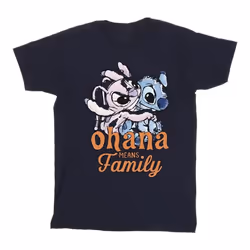 Disney - T-shirt OHANA - Homme (Bleu marine)