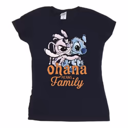 Disney - T-shirt OHANA - Femme (Bleu marine)