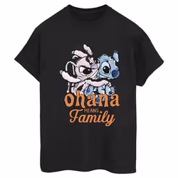 Disney - T-shirt OHANA - Femme (Noir)