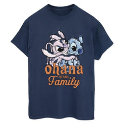 Disney - T-shirt OHANA - Femme (Bleu marine)