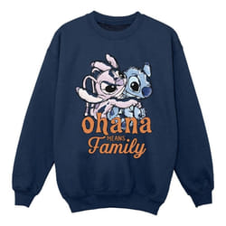 Disney - Sweat OHANA - Fille (Bleu marine)