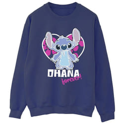Disney - Sweat OHANA FOREVER - Homme (Bleu marine)