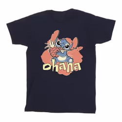 Disney - T-shirt OHANA - Homme (Bleu marine)