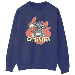 Disney - Sweat OHANA - Homme (Bleu marine)