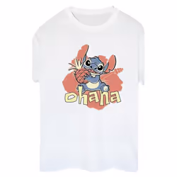Disney - T-shirt OHANA - Femme (Blanc)