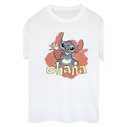Disney - T-shirt OHANA - Femme (Blanc)