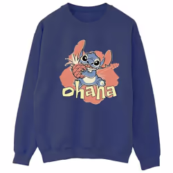 Disney - Sweat OHANA - Femme (Bleu marine)