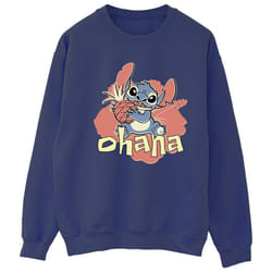 Disney - Sweat OHANA - Femme (Bleu marine)