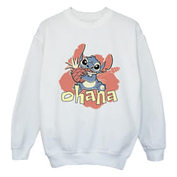 Disney - Sweat OHANA - Fille (Blanc)