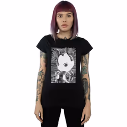 Disney - T-shirt - Femme (Noir)