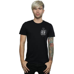 Star Wars - T-shirt NEVER FLY SOLO - Homme (Noir)