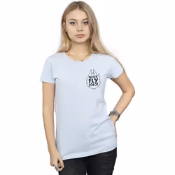 Star Wars - T-shirt NEVER FLY SOLO - Femme (Gris chiné)