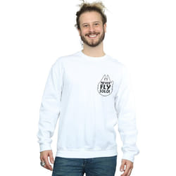 Star Wars - Sweat NEVER FLY SOLO - Homme (Blanc)