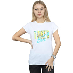 Disney - T-shirt WORDING - Femme (Blanc)