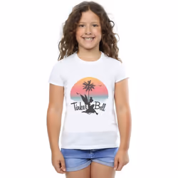 Disney - T-shirt - Fille (Blanc)