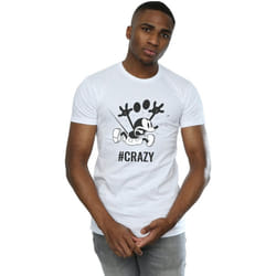 Disney - T-shirt #CRAZY - Homme (Blanc)