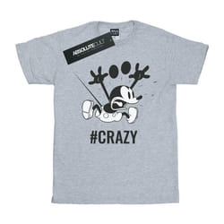 Disney - T-shirt #CRAZY - Femme (Gris chiné)