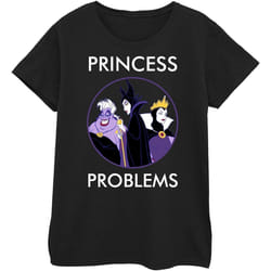Disney - T-shirt PRINCESS HEADACHES - Femme (Noir)