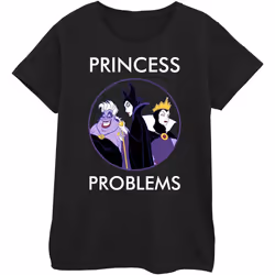Disney - T-shirt PRINCESS HEADACHES - Femme (Noir)