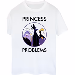 Disney - T-shirt PRINCESS HEADACHES - Femme (Blanc)