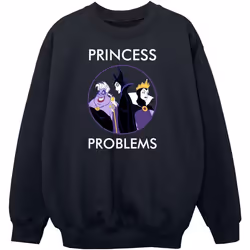 Disney - Sweat PRINCESS HEADACHES - Fille (Noir)