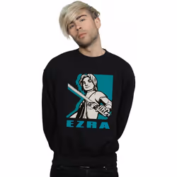 Star Wars - Sweat REBELS EZRA - Homme (Noir)