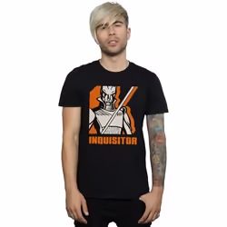 Star Wars - T-shirt REBELS INQUISITOR - Homme (Noir)