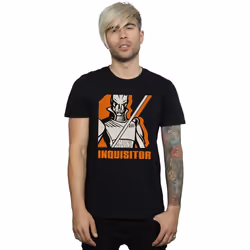 Star Wars - T-shirt REBELS INQUISITOR - Homme (Noir)