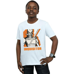 Star Wars - T-shirt REBELS INQUISITOR - Garçon (Blanc)