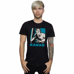 Star Wars - T-shirt REBELS KANAN - Homme (Noir)
