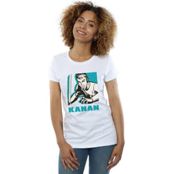 Star Wars - T-shirt REBELS KANAN - Femme (Blanc)