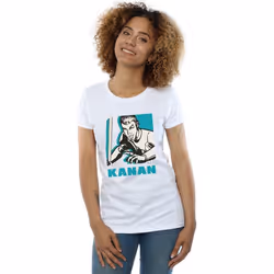 Star Wars - T-shirt REBELS KANAN - Femme (Blanc)