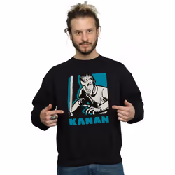 Star Wars - Sweat REBELS KANAN - Homme (Noir)