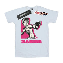 Star Wars - T-shirt REBELS SABINE - Homme (Blanc)