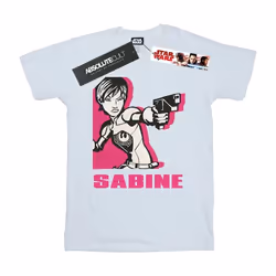 Star Wars - T-shirt REBELS SABINE - Homme (Blanc)