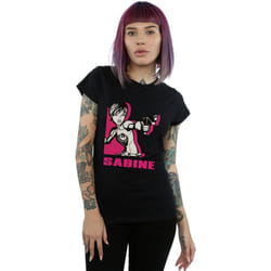 Star Wars - T-shirt REBELS SABINE - Femme (Noir)