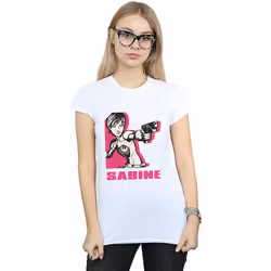 Star Wars - T-shirt REBELS SABINE - Femme (Blanc)