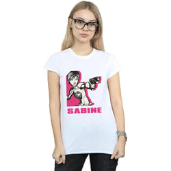Star Wars - T-shirt REBELS SABINE - Femme (Blanc)
