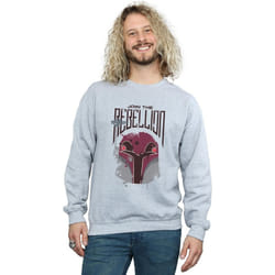 Star Wars - Sweat REBELS REBELLION - Homme (Gris chiné)