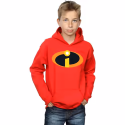 Disney - Sweat à capuche THE INCREDIBLES - Garçon (Rouge)