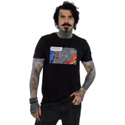 Disney - T-shirt RICH AND FAMOUS - Homme (Noir)