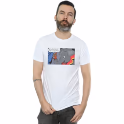 Disney - T-shirt RICH AND FAMOUS - Homme (Blanc)