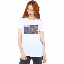 Disney - T-shirt RICH AND FAMOUS - Femme (Blanc)