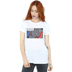 Disney - T-shirt RICH AND FAMOUS - Femme (Blanc)