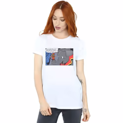 Disney - T-shirt RICH AND FAMOUS - Femme (Blanc)