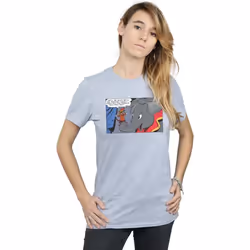 Disney - T-shirt RICH AND FAMOUS - Femme (Gris chiné)