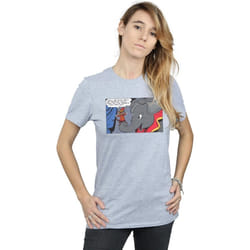 Disney - T-shirt RICH AND FAMOUS - Femme (Gris chiné)