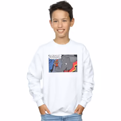 Disney - Sweat RICH AND FAMOUS - Garçon (Blanc)