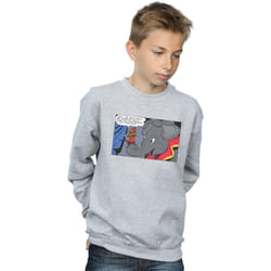 Disney - Sweat RICH AND FAMOUS - Garçon (Gris chiné)